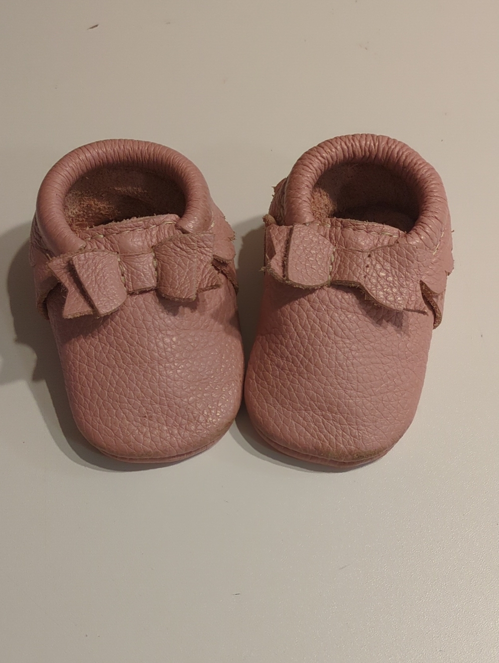 Freshly Picked Baby Moccasins in Blush